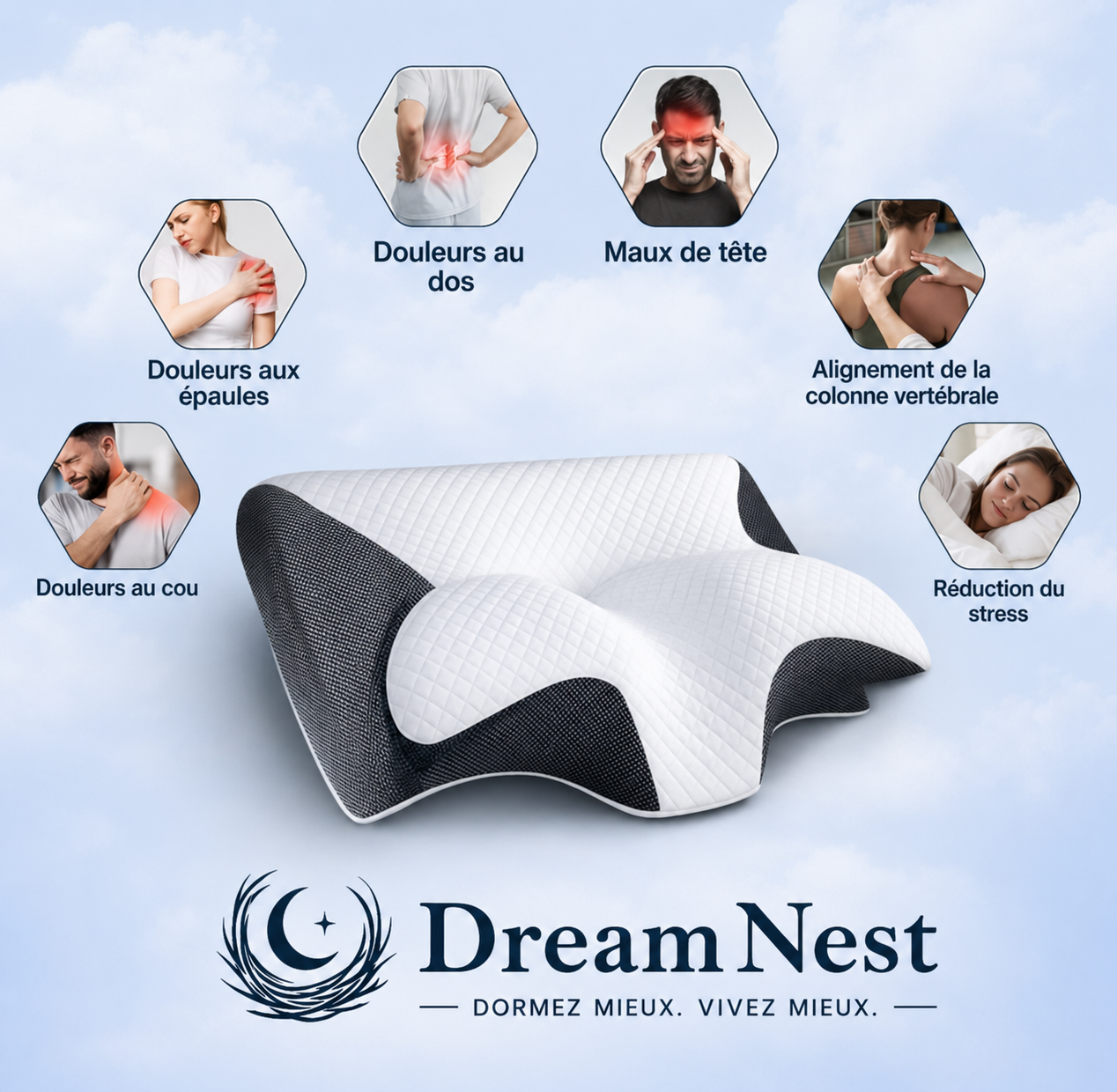 DreamNest Cloud Pillow