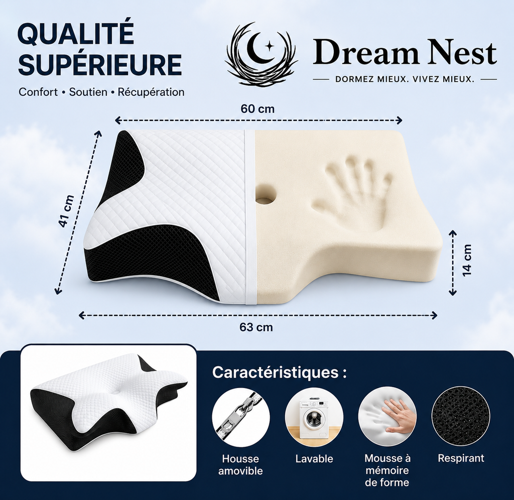 DreamNest Cloud Pillow