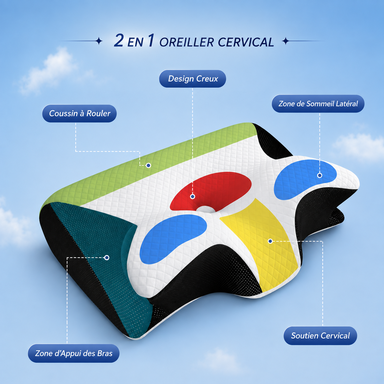 DreamNest™  Oreiller Cloud